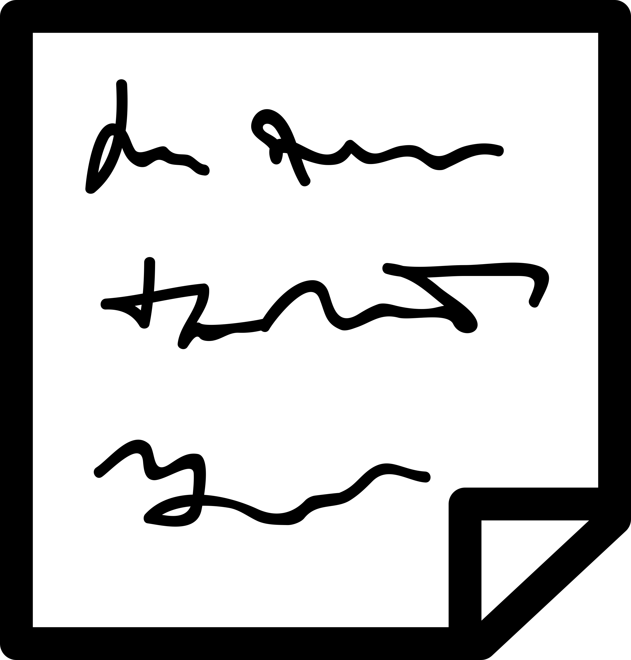A Note With Text Svg Line Art Free Vectors